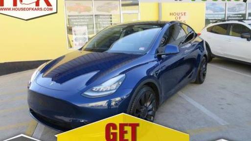 TESLA MODEL Y 2020 5YJYGDEF1LF001182 image